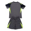 Original Trikotsatz Real Madrid Torwart 2025-26 Schwarze Für Kinder